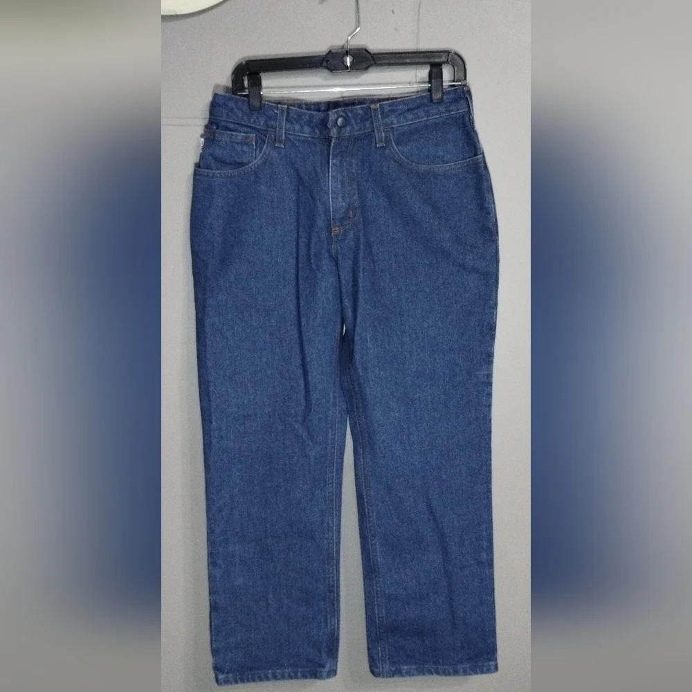Carhartt Women's Relaxed Blue Jeans Size (10X28)